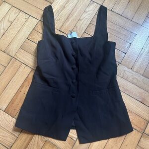 Wayf Black vest